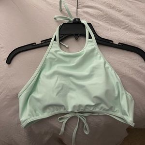 Kirra Size S Mint Halter Swimsuit Top